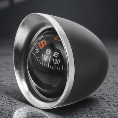 

Premium Car Dashboard Compass Adhesive Mount Black Auto Navigation Tool For Vehicle Boat Truck Automotive Dashboard Accessories