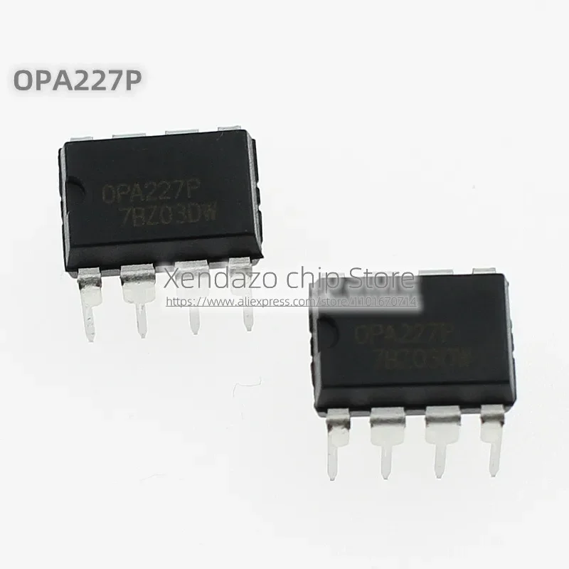 5pcs/lot OPA227P OPA227 In-line DIP-8 package Original genuine Precision low noise single operational amplifier chip