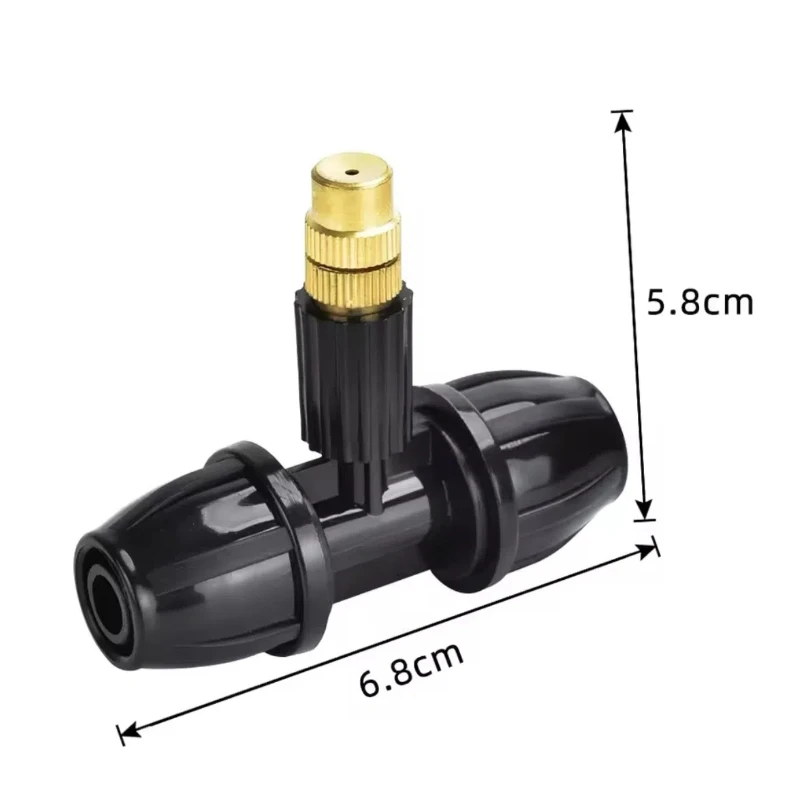 5 قطعة نظام الري التلقائي المنزلية التفتيت فوهة النبات الرش رذاذ الغبار الحد البستنة سقي الموقت فوهة