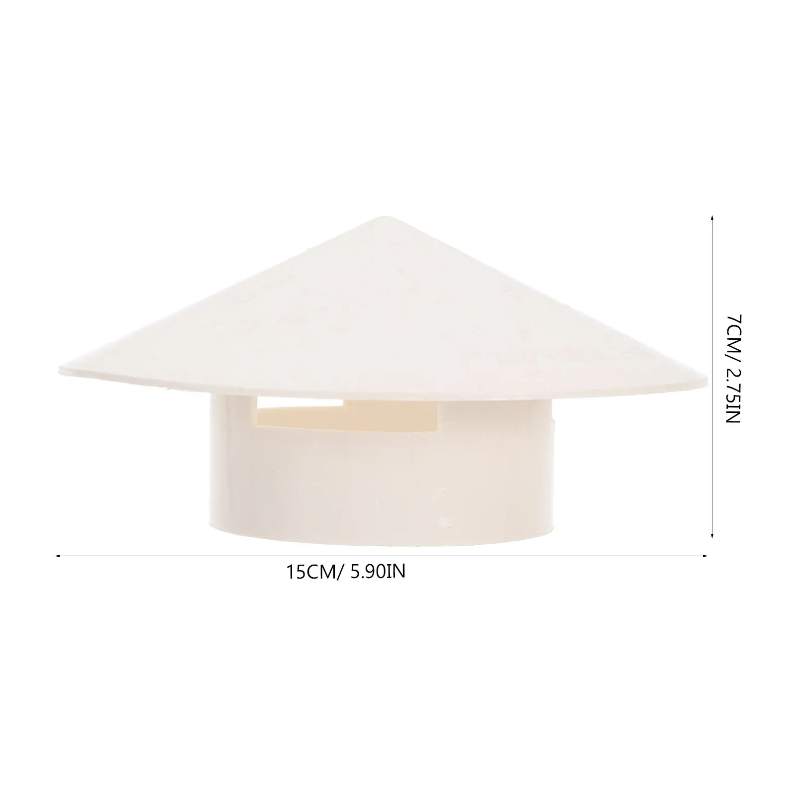 1Pcs Premium Plastic Rainproof Chimney Cap for Fireplace Ventilation Windproof Snowproof Outdoor Garden Home Use Mushroom Shaped