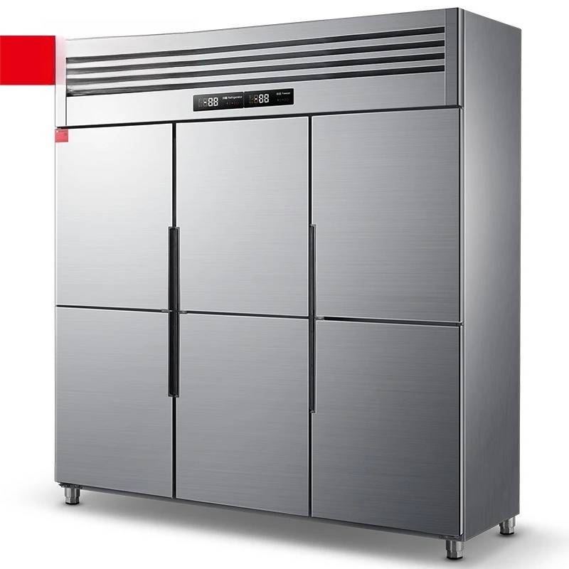 Vertical refrigerator and fresh-keeping six-door refrigerator Large capacity air-cooled frost-free kitchen freezer