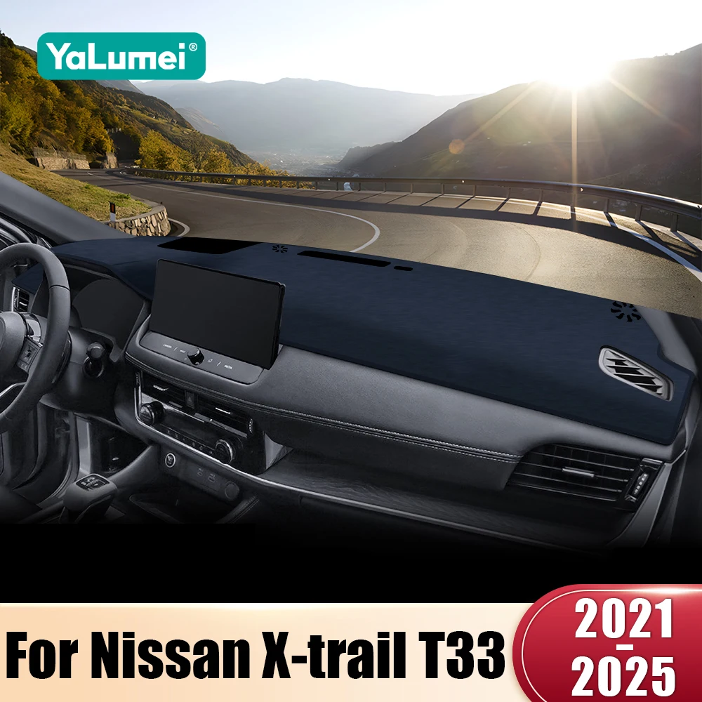Für Nissan X-Trail T33 2021 2022 2023 2024 2025 Xtrail E-POWER Armaturenbrett-Abdeckung Instrumententafel-Sonnenschutzmatte Rutschfeste Unterlage