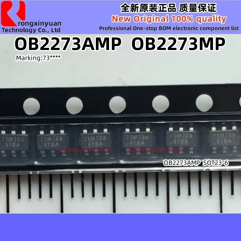 10-100Pcs/lot OB2273AMP 73**** SOT23-6 OB2273MP OB2273A OB2273  High Performance Current Mode PWM Controller 100% New original