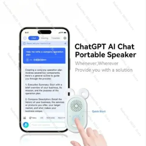 Mini Chat GPT AI Bluetooth Microphone ・ Portable with You