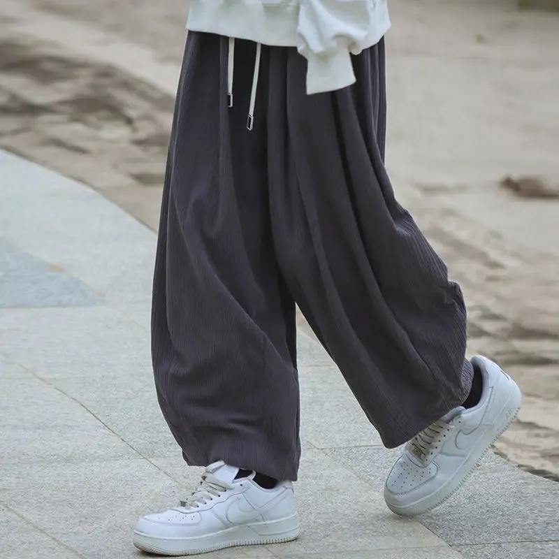 Lazy Wind Pendant Pants Men's 2026 Spring Loose Version Casual Bloomers Trend