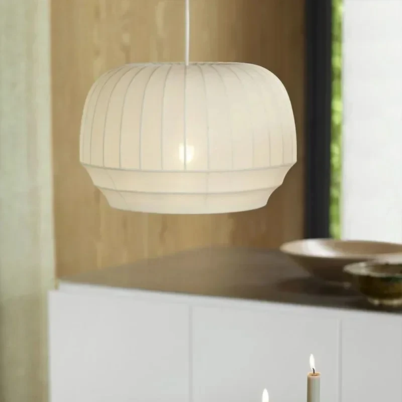 

Nordic fabric chandelier, living room art light, home decoration, restaurant coffee shop lighting, minimalist chandelier YX471TB