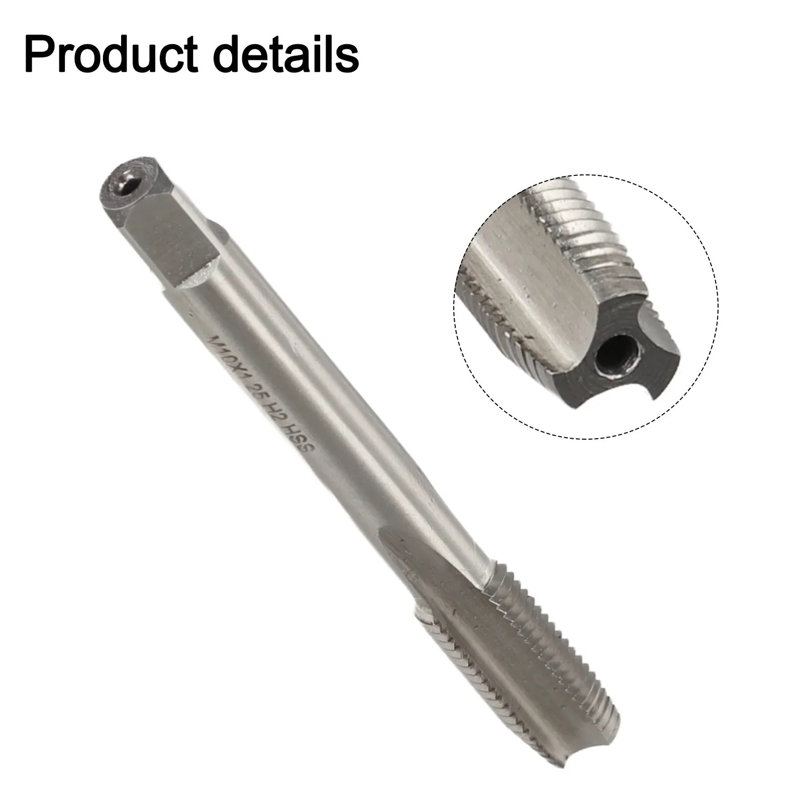 

Machine Tap HSS Tap Threading Tool 80mm M10*1.25mm Metric Pitch Accessory Replacement Right Hand Factory Newest 2022 Brand New