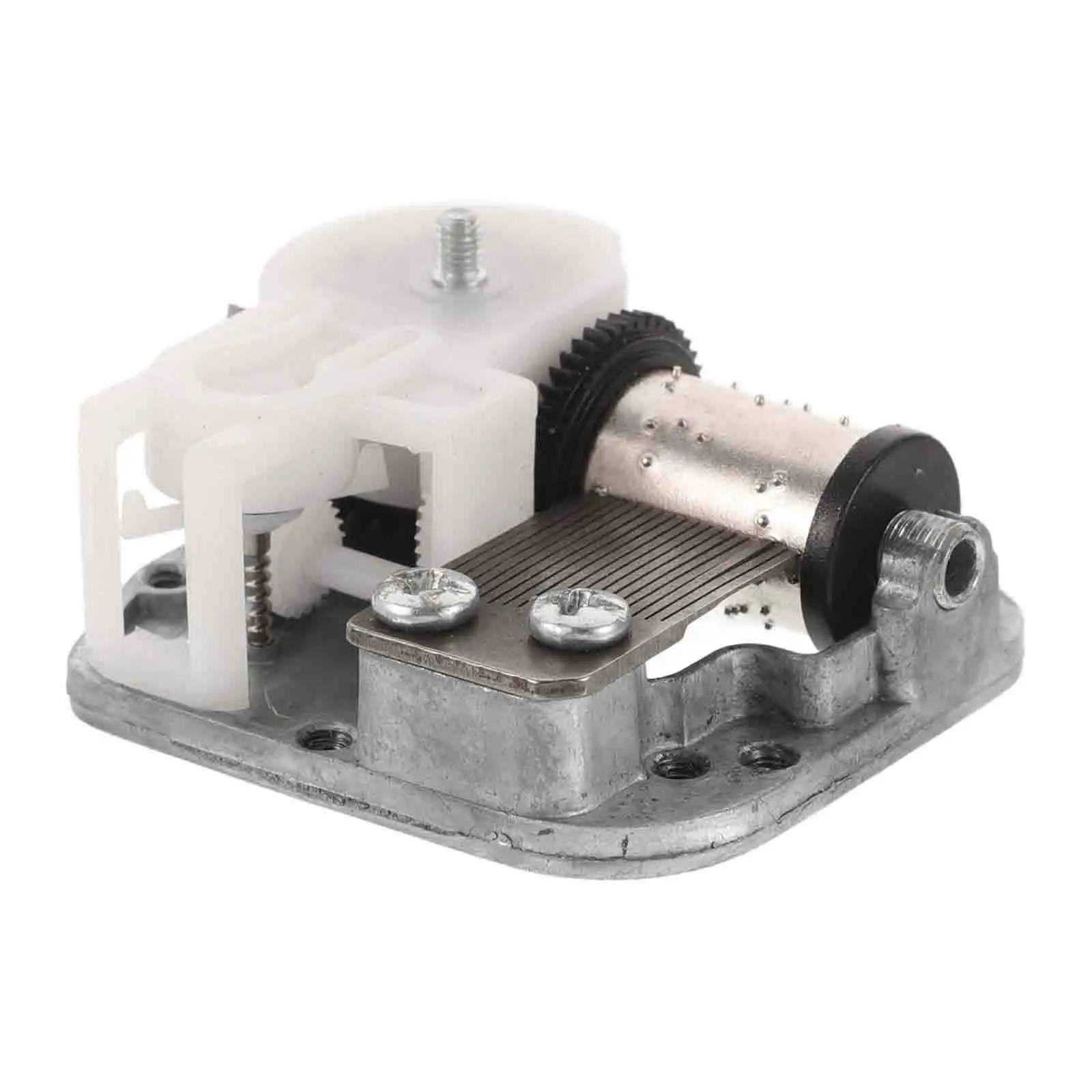 Music Box Double-Headed Threaded Shaft Mechanism M3.0 Reverse Tooth Windup Continuous Melody DIY Replacement Parts Clockwork