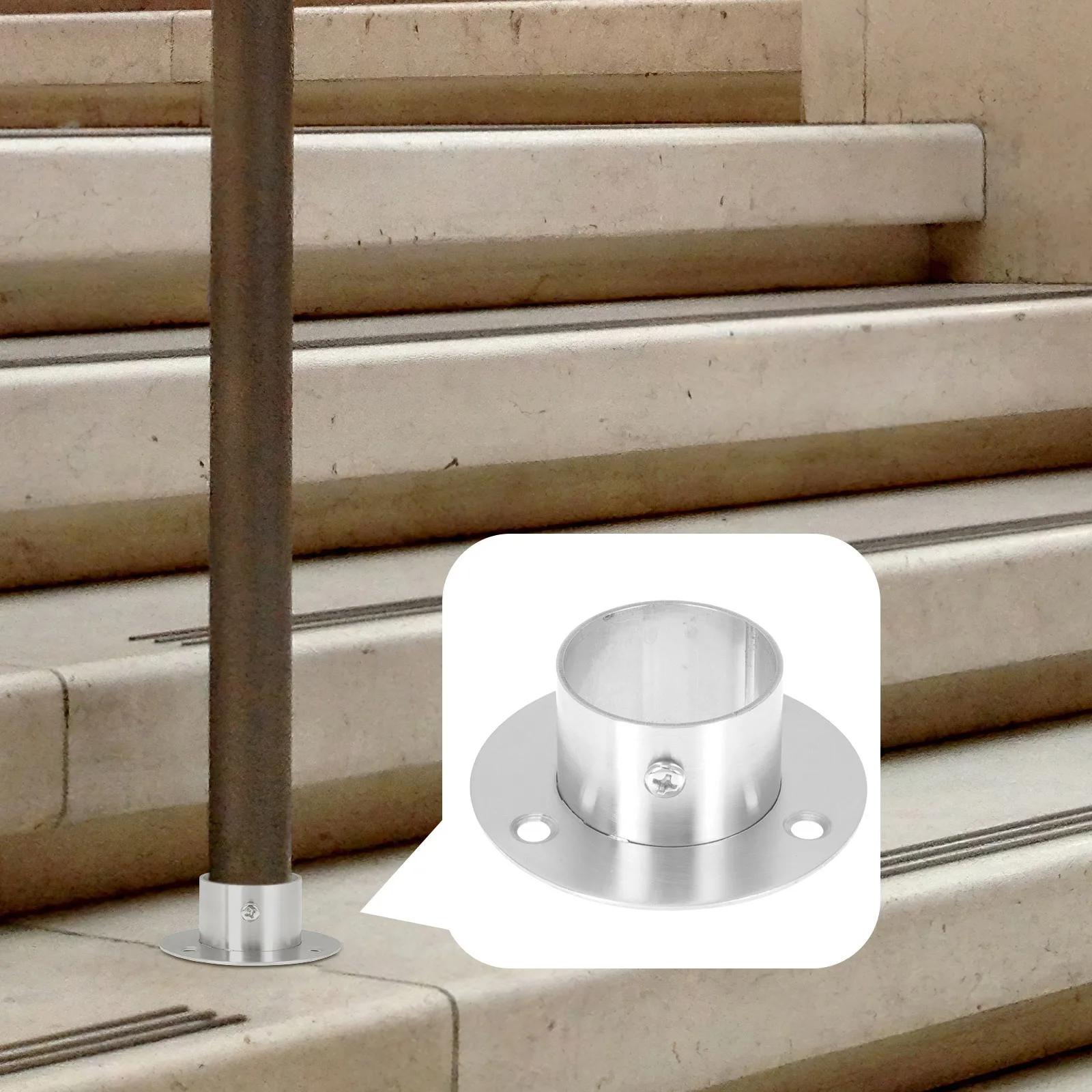 2 قطعة درابزين معدني بين قوسين الحائط درج درابزين دعم للمنزل مطعم مكتب درابزين قوس درابزين تحديد أداة