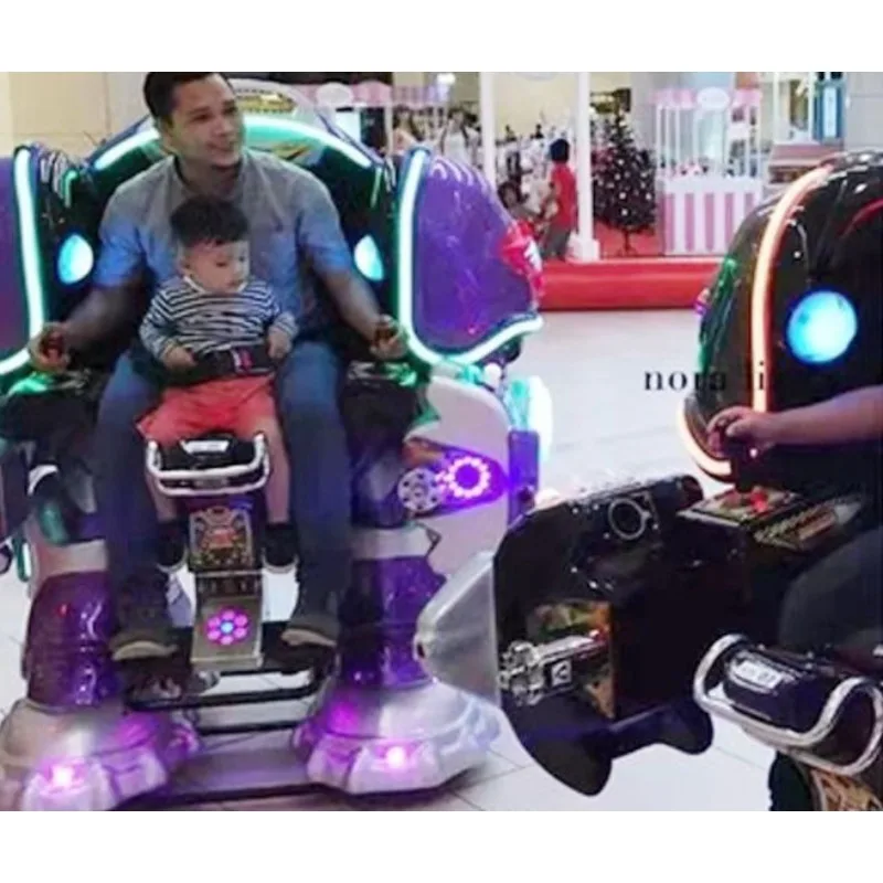 Robot electric amusement bumper car equipment park stall