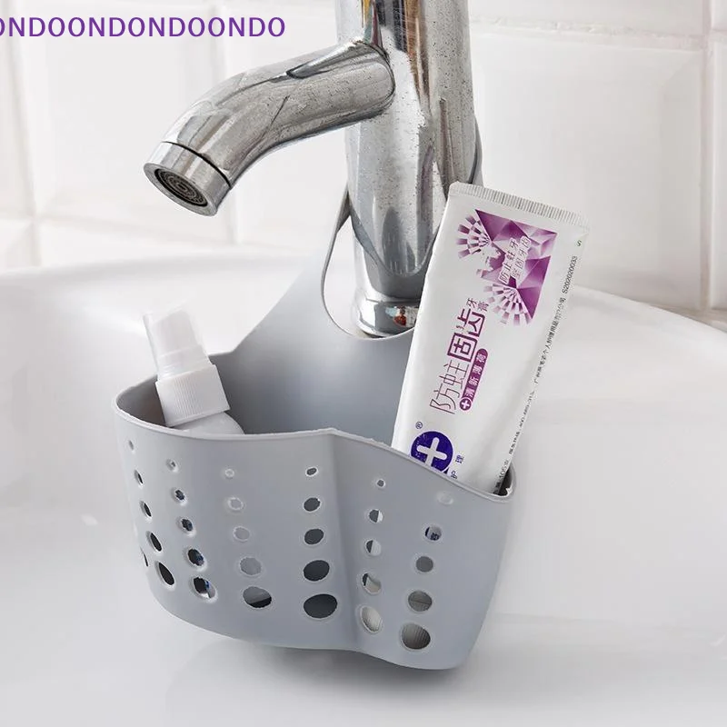 Adjustable Over Sink Storage Basket Silicone Hanging Drain Rack for Kitchen Dishwashing Accessories