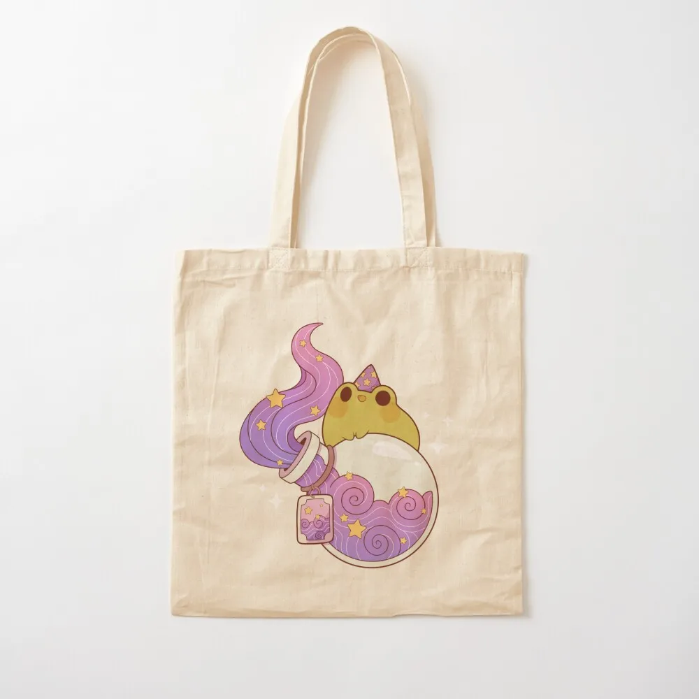 Dreamy potion with wizard frog Tote Bag shopper bag women Women's shopper Shopper tote bag men's Canvas Tote