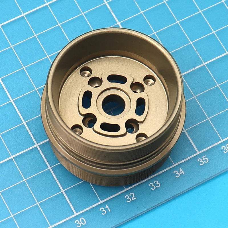 Custom Precision CNC Machined 7075 Parts with Hard Anodizing CNC Precision Machined Aluminum Remote Control Model Wheel Hub