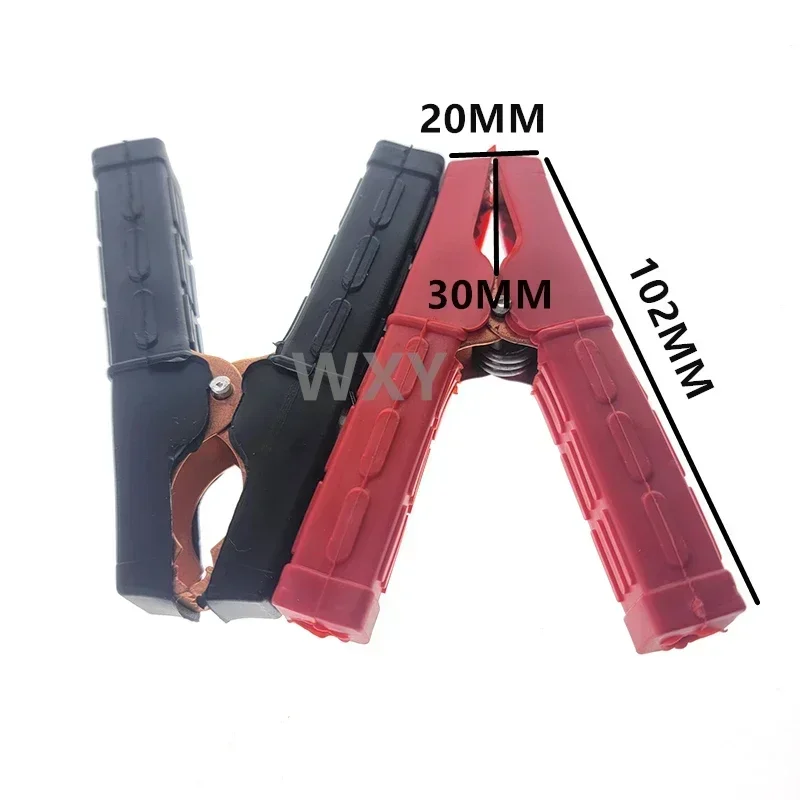 50A-200A Electrical Crocodile Alligator Battery Insulated Clip Connector Plastic Handle Test Alligator Clip For Electric Project