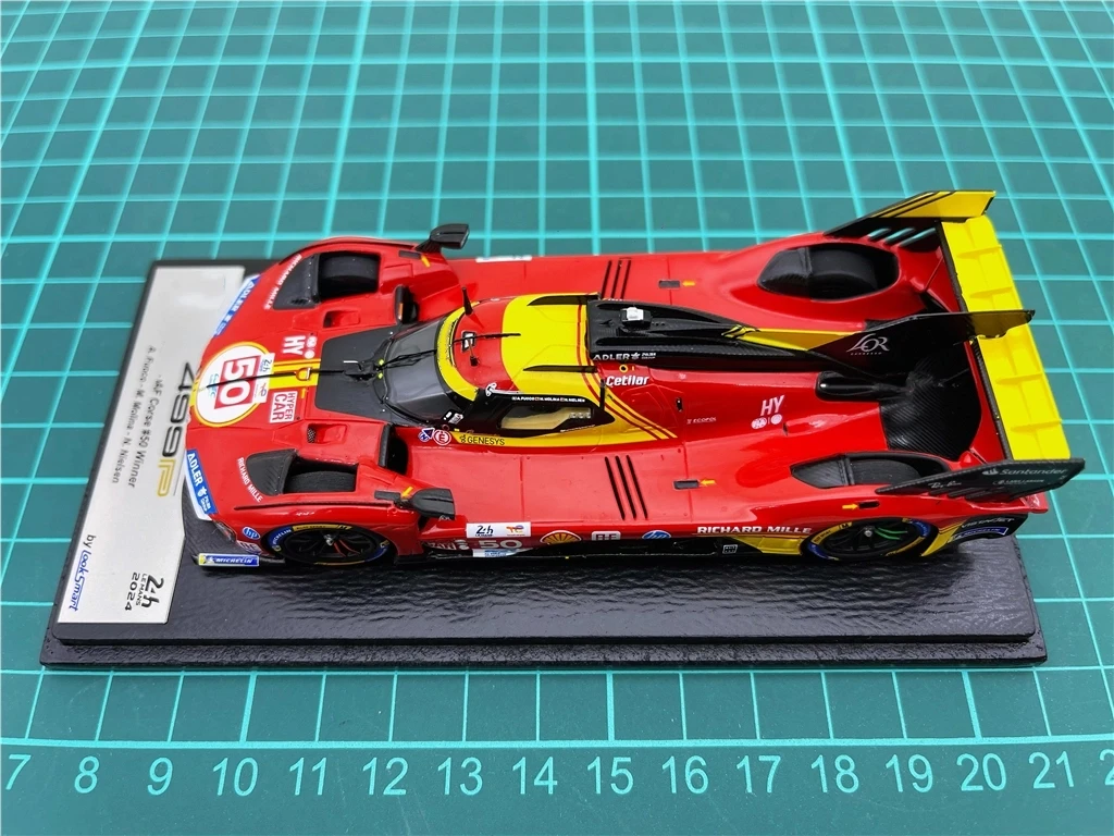 

LookSmart 1:43 F1 2024 499P #50 Le Mans 1st Place Simulation Limited Edition Resin Metal Static Car Model Toy Gift