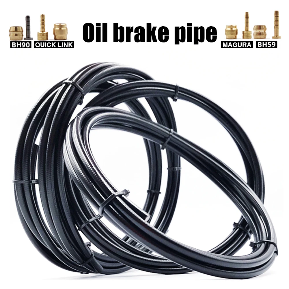 

Велосипедный гидравлический шланг дискового тормоза MTB Велосипедная масляная трубка Труба Оливковая вставка Барблект