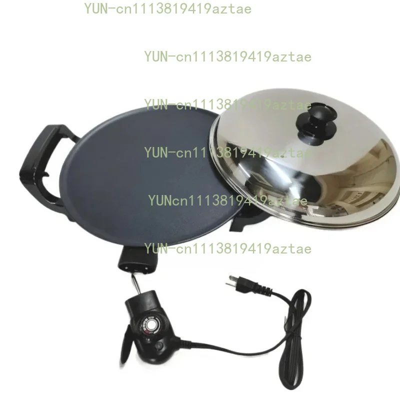 Electric Crepe & Pancake Maker, 40CM 47CM Non-Stick Flat Grill for Household Commercial Cooking