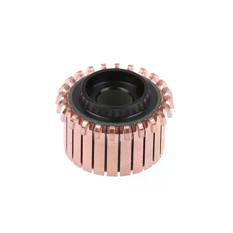 1 Piece Copper Hook Type Electrical Motor Commutator 23.2x8x14.6mm 24P Teeth Copper Hook Type Electrical Motor Commutator
