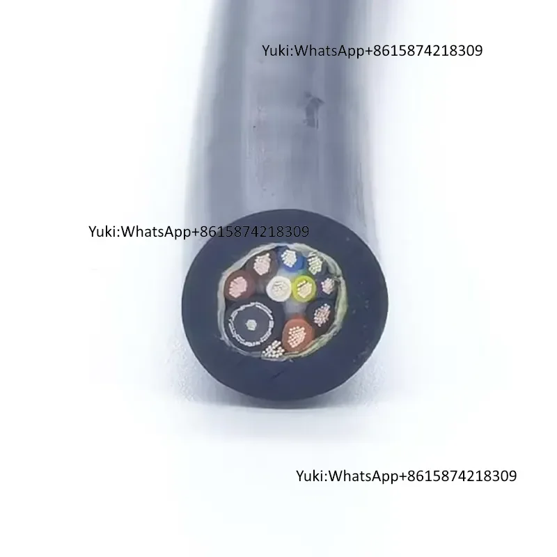 CCTV Detection Sewer Camera Copper Coaxial Cable with PUR Jacket Low Voltage for Reinforced for Pipeline Robot Hybrid Use