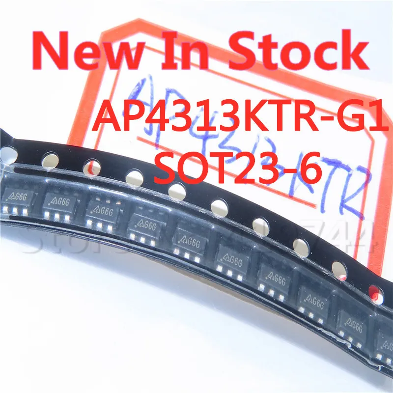 10PCS/LOT Quality 100%  AP4313KTR-G1 AP4313 SOT23-6 (Print: G6G) Constant current and constant voltage con In Stock New Original