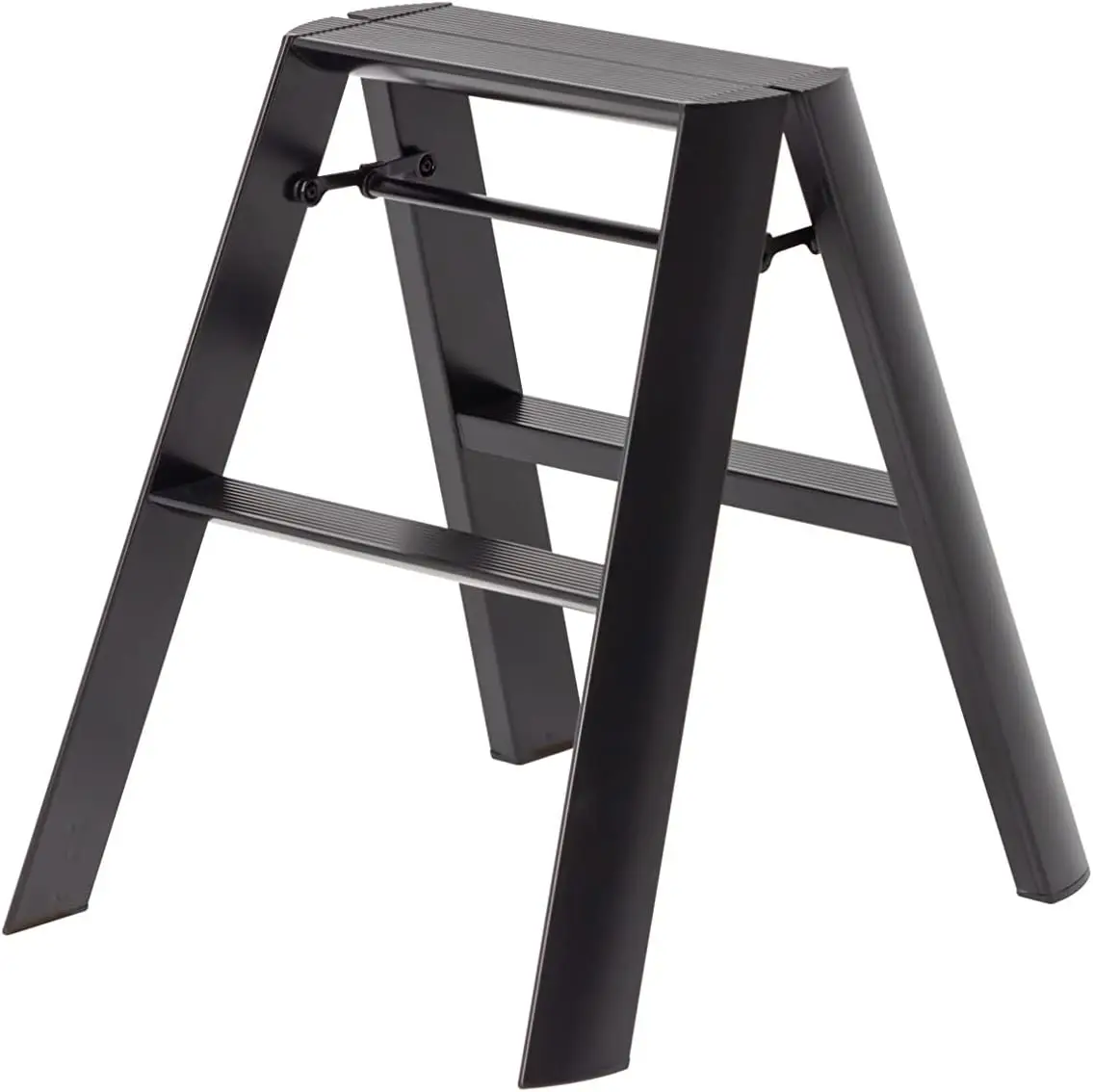 Ladders Lucano Step Stool, 2-step Black