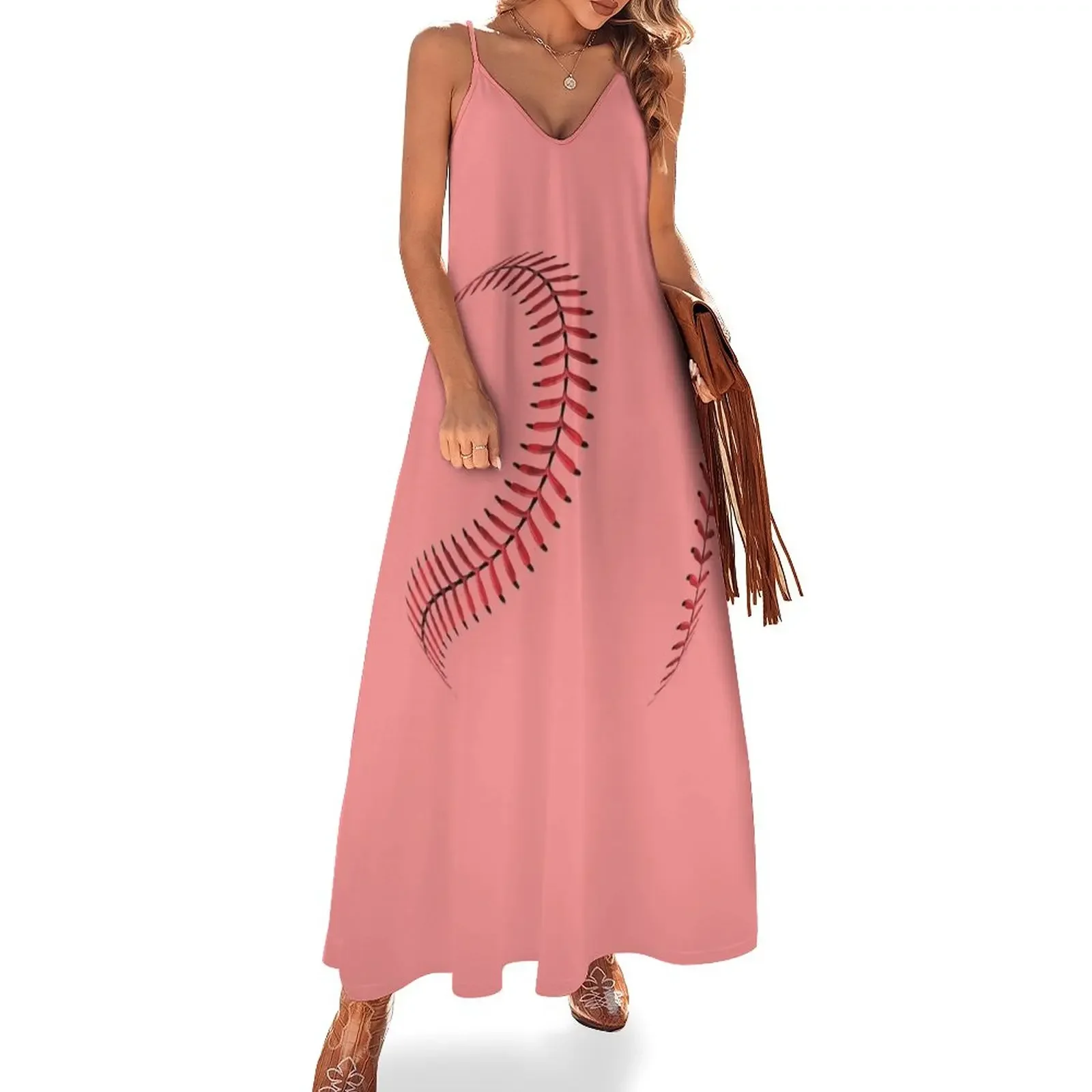 

baseball Sleeveless Dress summer dress women 2024 women's clothing trend 2024