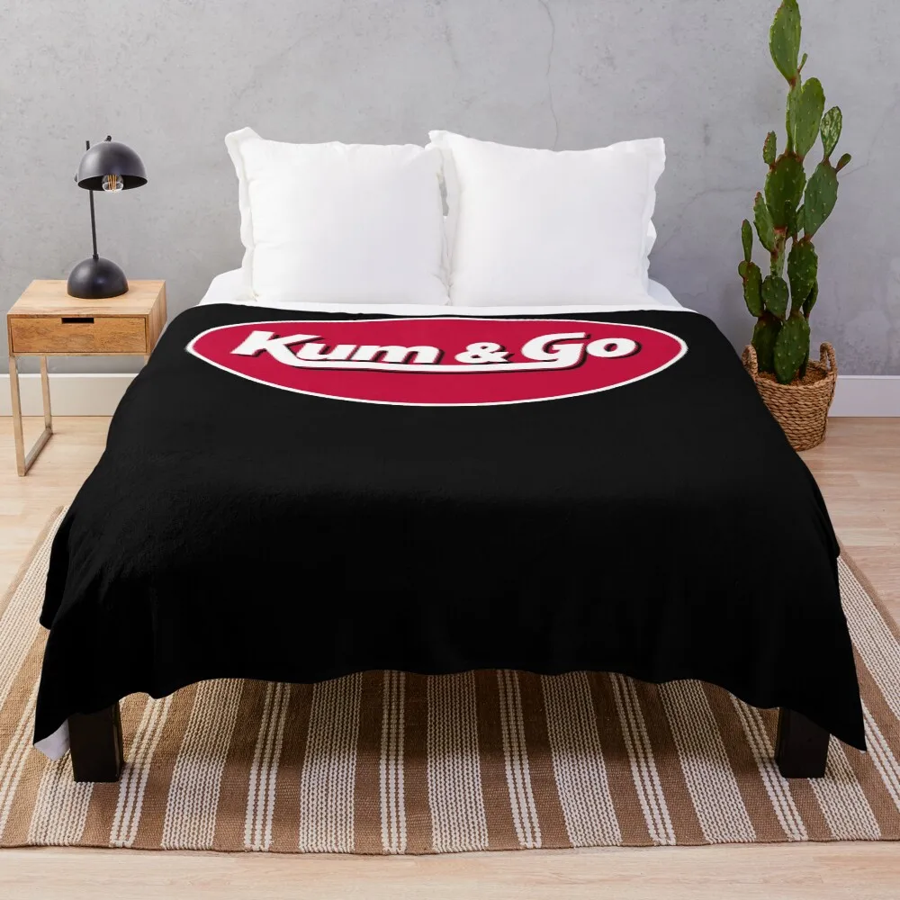 

Kum-And-Go-Logo Essential Throw Blanket Shaggy Furry Soft Blanket for Bedroom Living Room