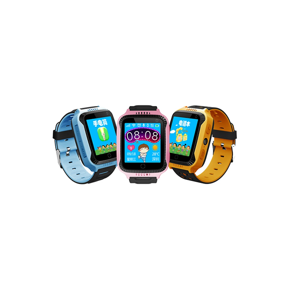 Kids cell phone watch Safe GSM GPS Tracker SIM For Children Smart watch Phone SOS Smart Watch Q529