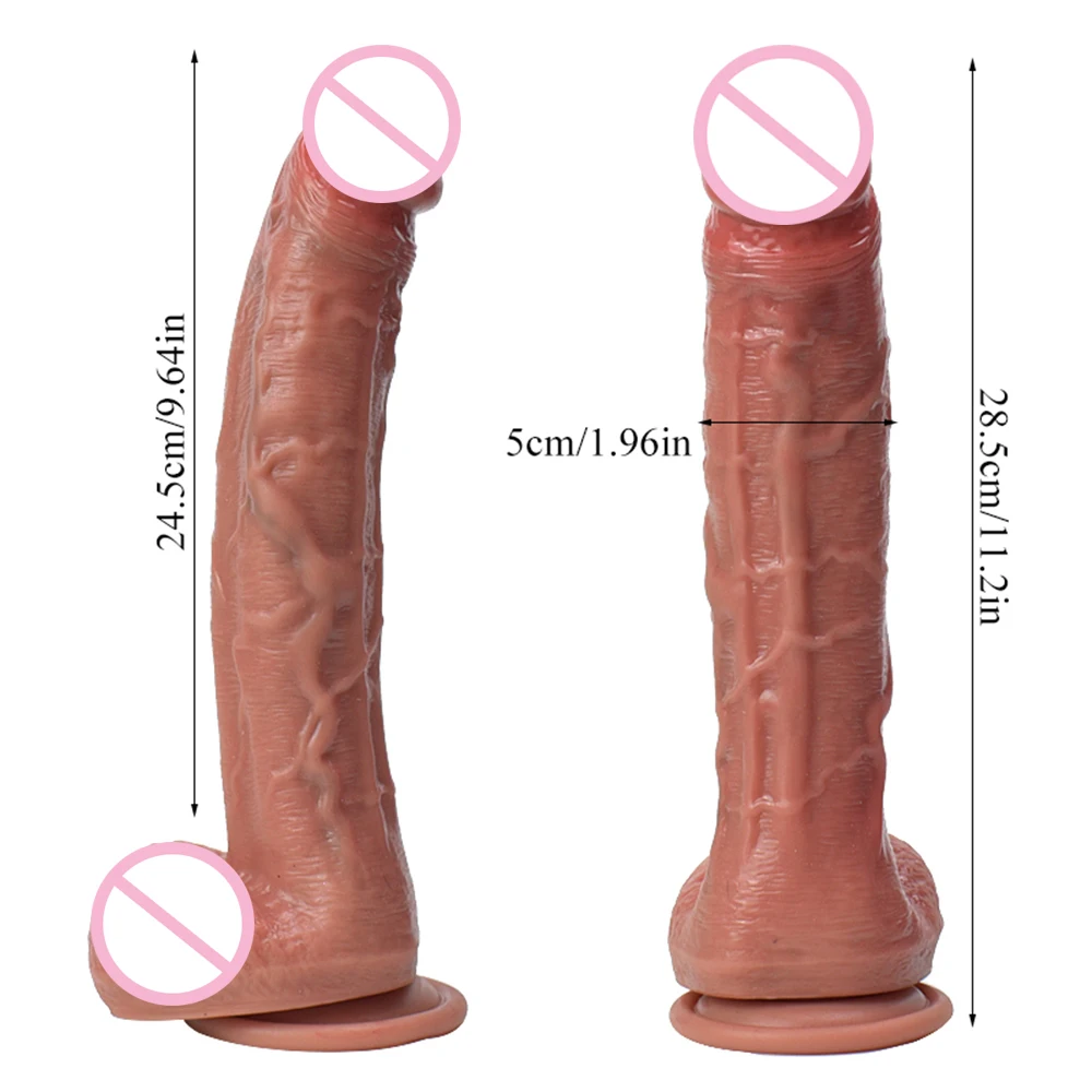 Liquid Silicone Dildo For Women With Suction Cups, Giant Dildo, Super Realistic, Oversized Penis, Sex Toy For Women