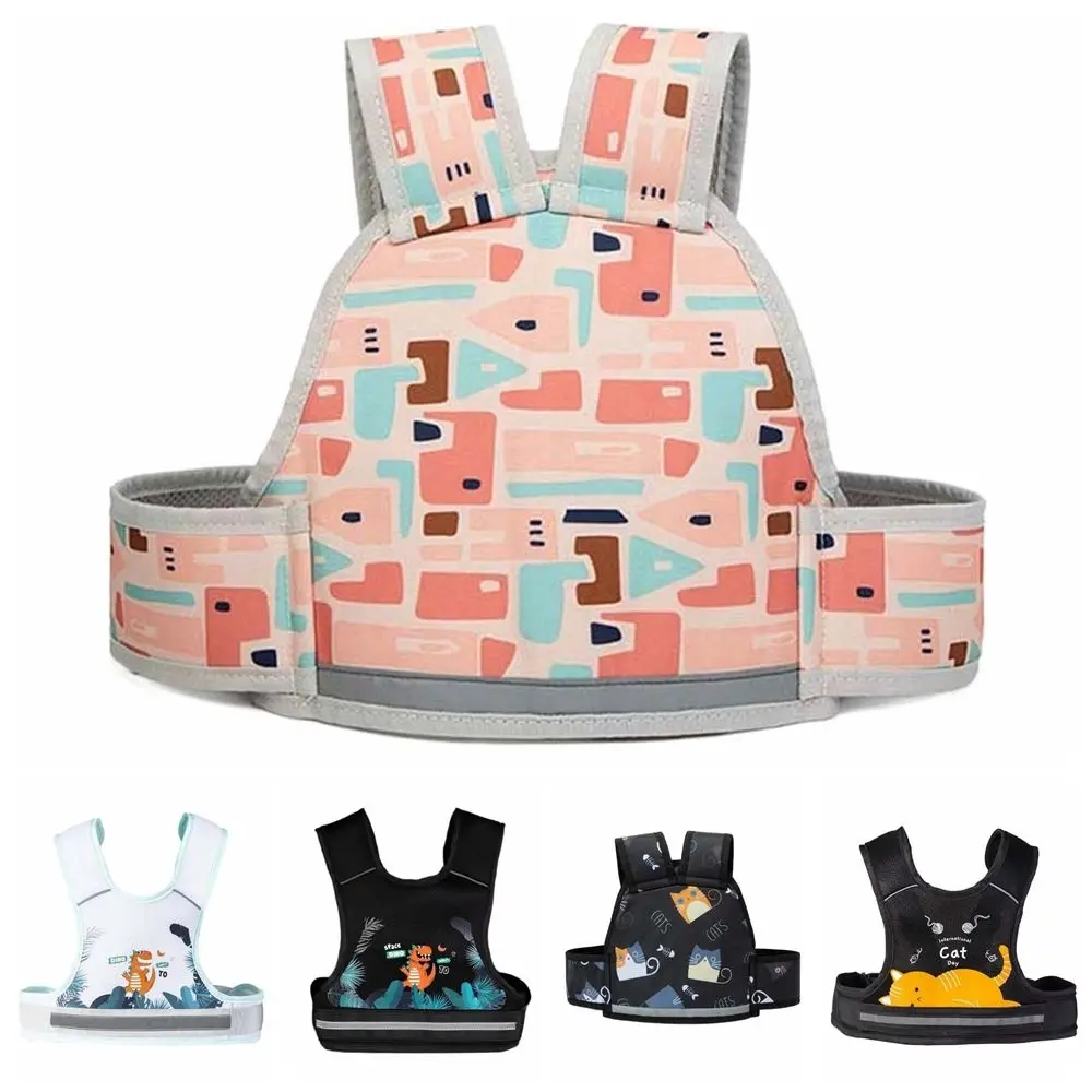 Composite Sponge Motorcycle Seat Vest Strap Adjustable Sturdy Safety Seat Harness Oxford Cloth Polyester Chest Safe Belt