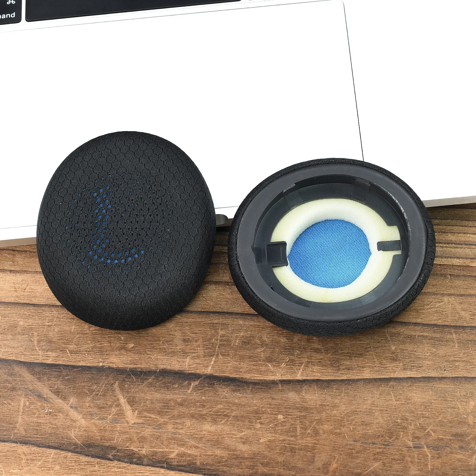 استبدال وسادات أذن شبكية لكرة القدم قابلة للتنفس لـ Jabra Elite 45h Evolve2 65 UC سماعة أذن غطاء إصلاح الملحقات11.03 ، #3