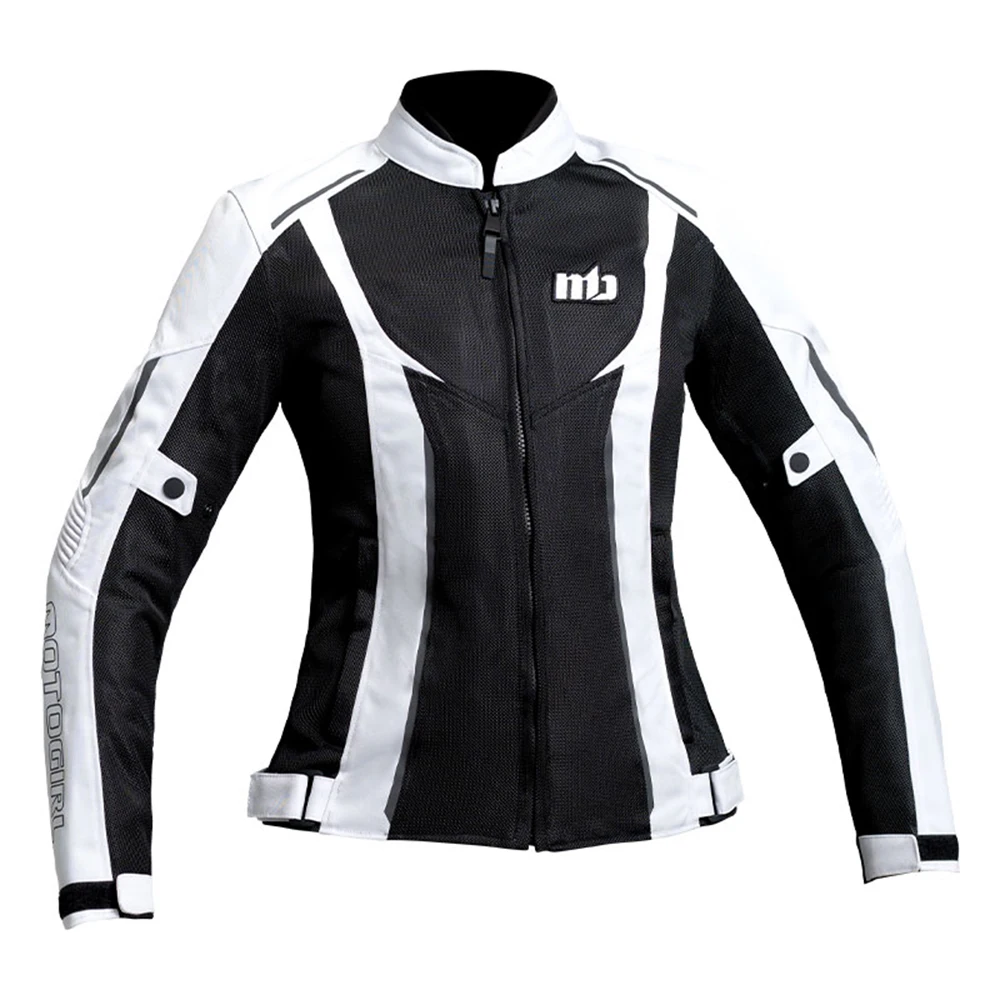 Spring/Summer Motorcycle Wear Women's Jacket Mesh Breathable Biker Wear Fall Resistant Female Rider Coat