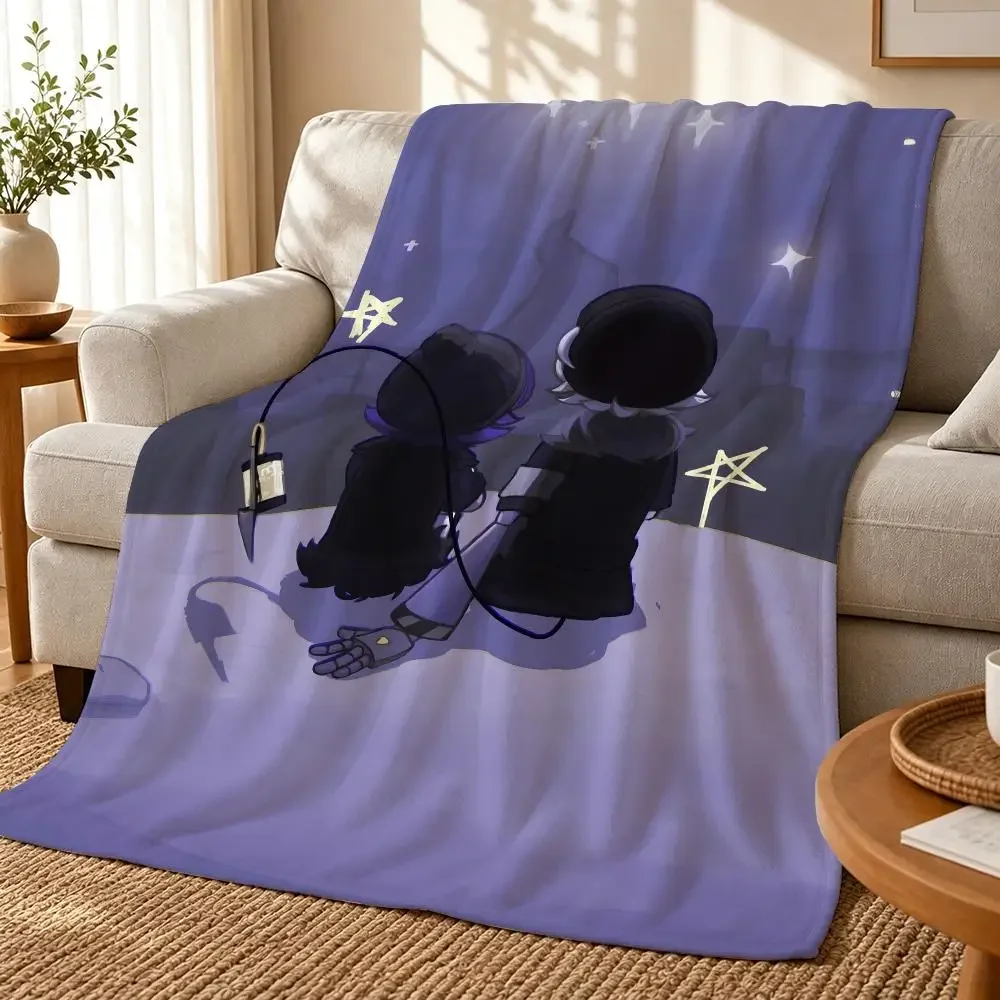 Murder Drones Throw 240g flannel blanket, suitable for sofas, beds, offices, exquisite gift blankets