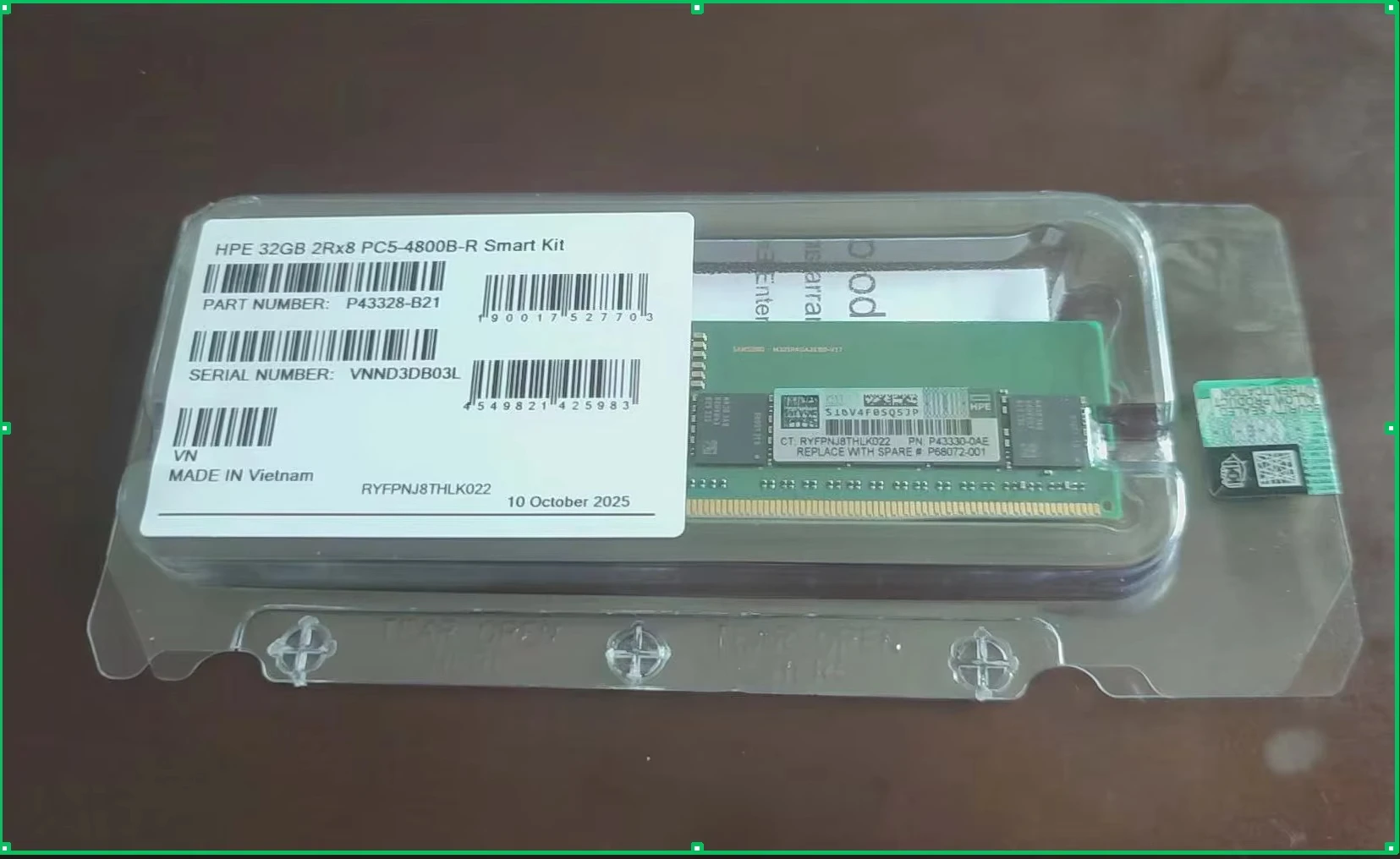 AW01 Server Memory 32GB DDR5 5600 ECC RDIMM Server Memory PC5-44800 DDR5 32GB
