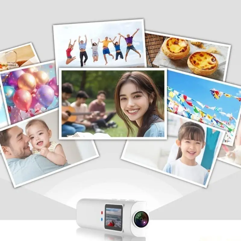 M5TD Multiple Functional Tiny Camera 2.7K 720P Recording IPS Foretaste Screen Thin Body For Cycling Tours Outdoor Exploration