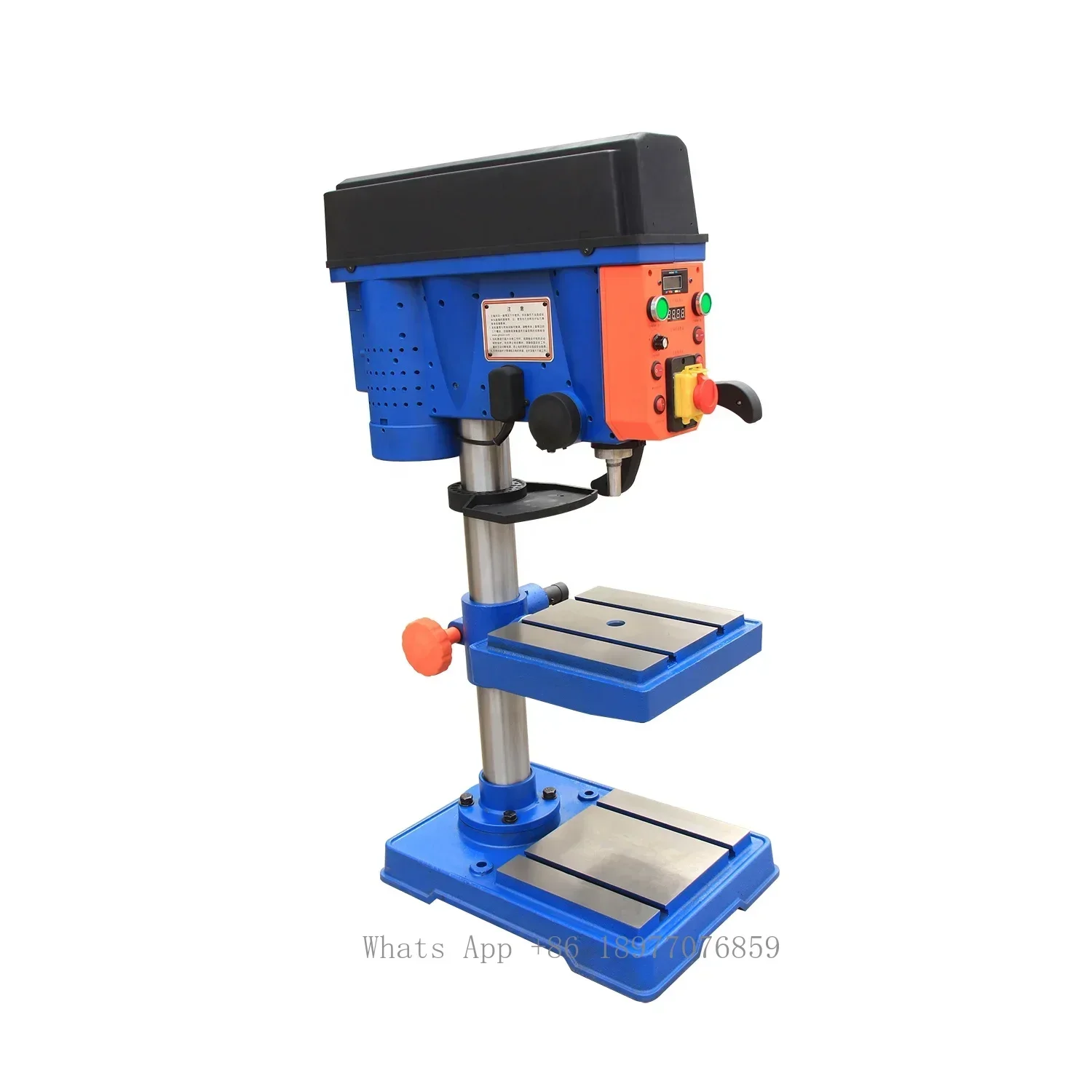 WTZ-16T TTMC Drill Press Machine, Belt Drive Drill Machine With Variable Drilling Speed, B18 Spindle Taper