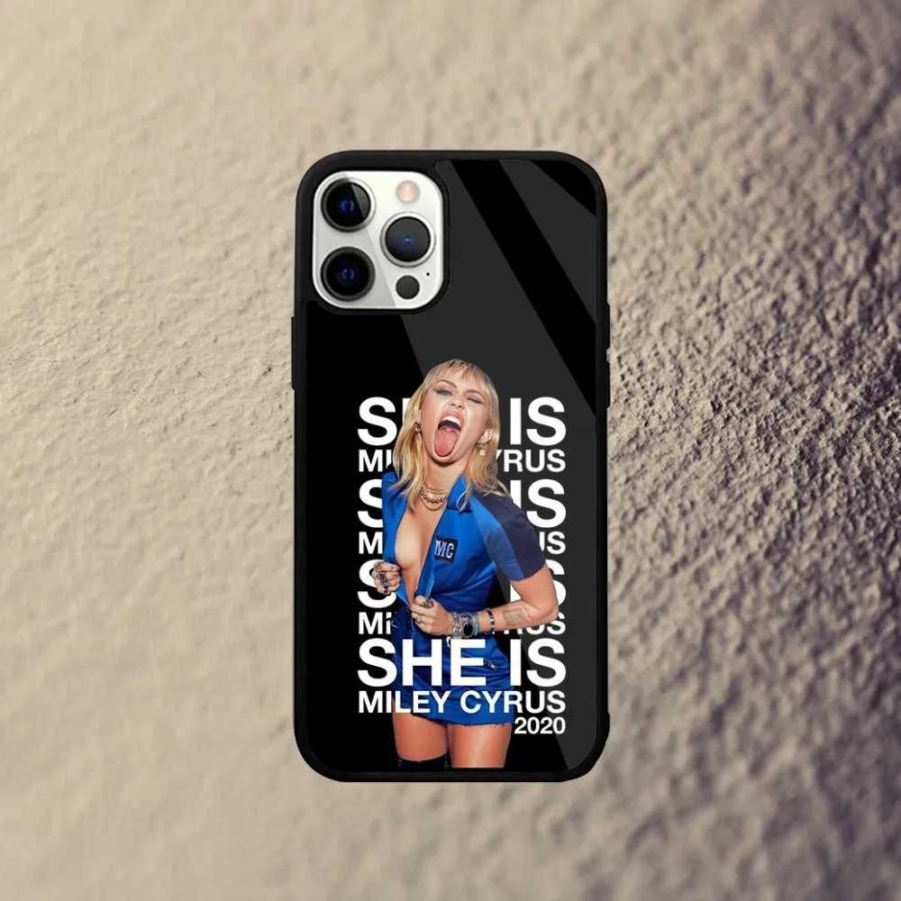 Singer M-Miley C-Cyrus Phone Case For iPhone 15,14,13,12,11,Plus,Pro,Max Mini Magsafe Magnetic Wireless Charging