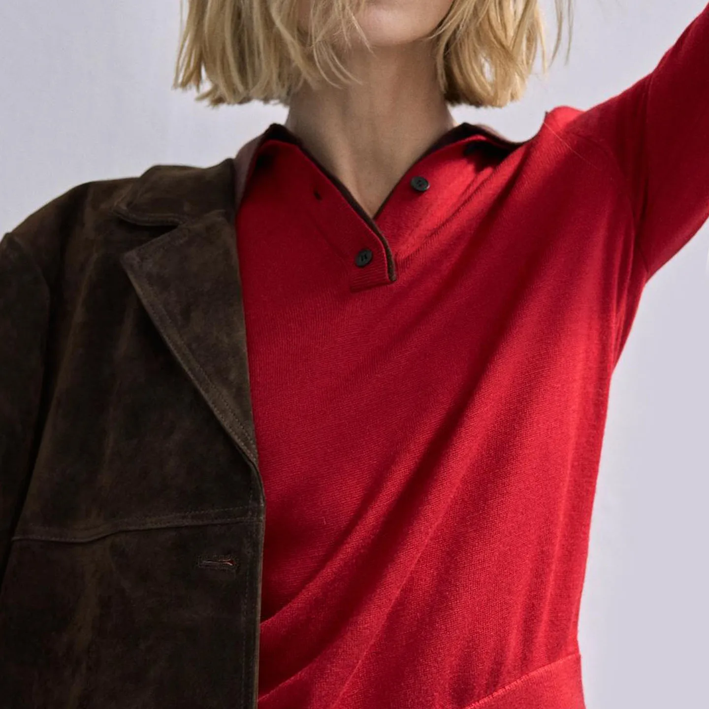 Ele Long Sve Strickwaren Faionable Splicing Design Damen SLE Herbst 2025, Neuankömmling Z Marke Damen Strick...