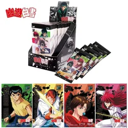 Genuine Original Anime Yu Yu Hakusho 30th Cards Yuusuke Kurama Kazuma Hiei Koenma Characters Collection Card Game Child Gift Toy