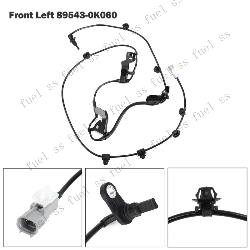 S+ Front L&R ABS Wheel Speed Sensor 89542-0K060 89543-0K060 For Toyota Hilux Vigo/