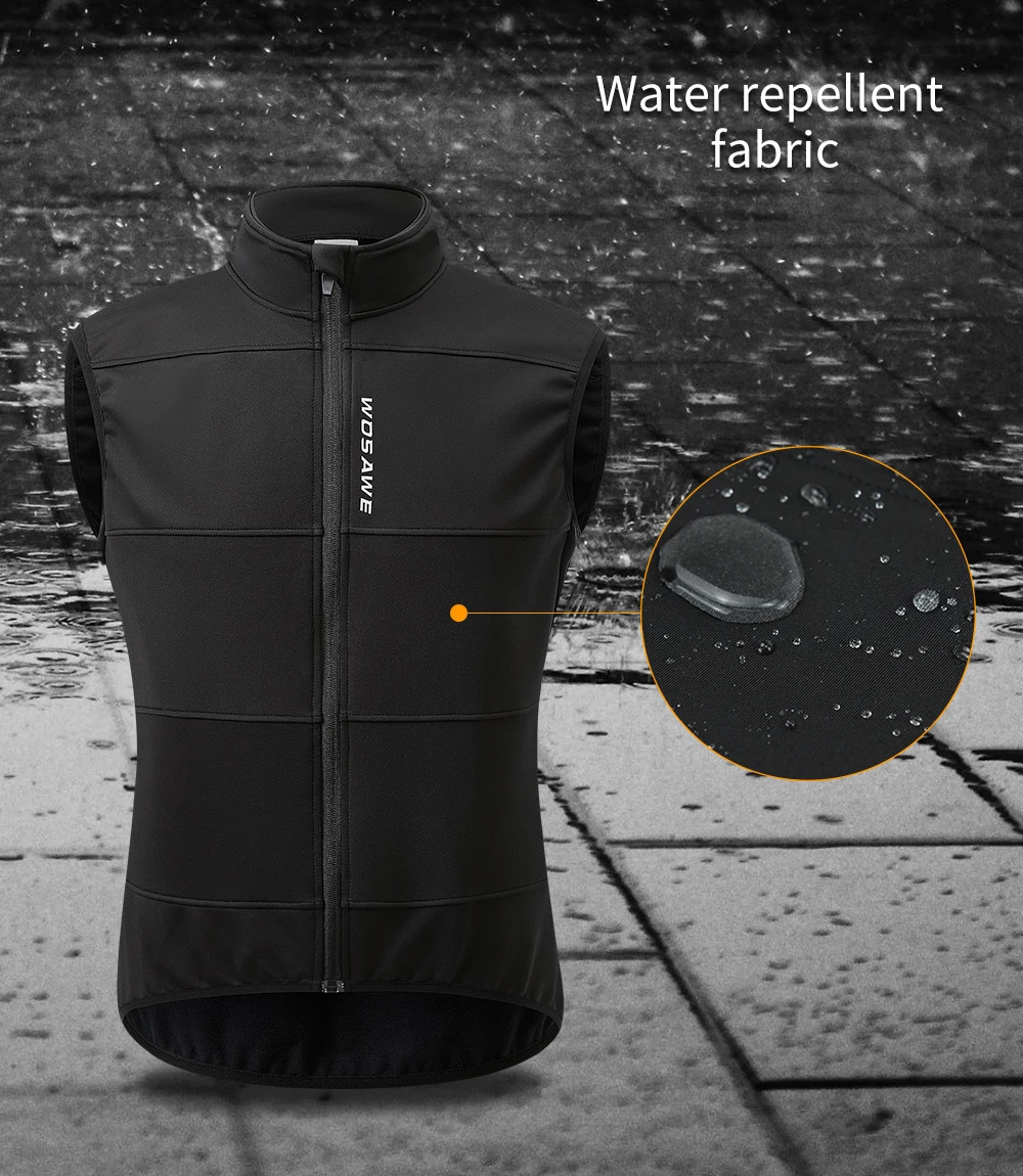 WOSAWE Gilet fuoristrada Giacca da motocross impermeabile Gilet da moto caldo per bici da cross Top Abbigliamento da mountain bike