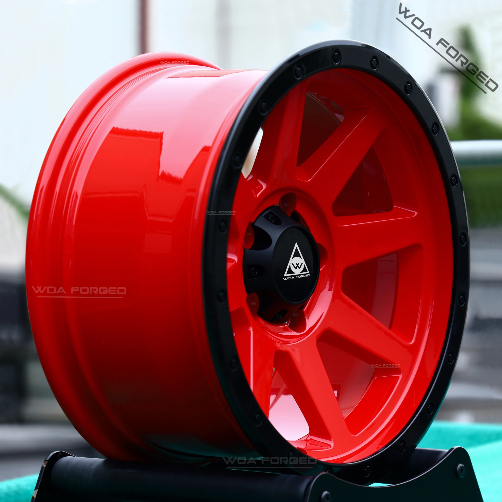 WOAFORGED جديد سبائك الألومنيوم مزورة 8J عجلات السيارة 5x150/5x112 PCD مخصصة رياضية خفيفة الوزن لميتسوبيشي باجيرو V73 برادو