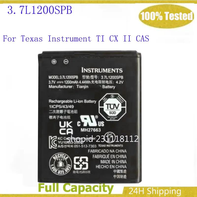 Instrument TI CX II CAS Graphics Calculator Original Battery TI-84 Plus CE Lithium Battery CX Batteries
