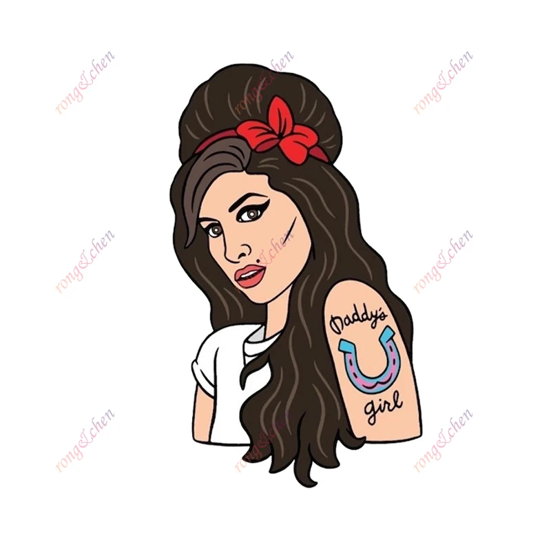 

Sexy Girl Car Sticker Amy Winehouse for Car Motorcycle Racing Helmet Laptop Trunk Body Car Window Surfboard Waterproof PVC Decal