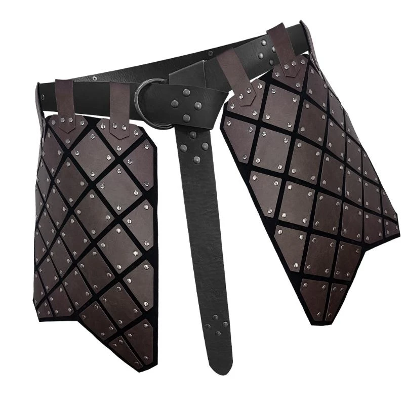 n0pe-retro-skirt-armors-with-adjustable-belt-double-sides-waist-armors-medieval-pu-leather-thigh-armors