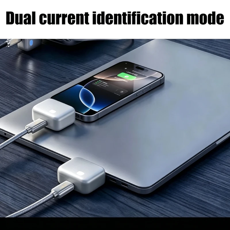 140W Automatic Pop-Up Charger, Smart Auto Cut-Off Overcharge Protection USB-C Fast Charging Adapter, Compatible with IOS, Xiaomi, iPad, Laptops