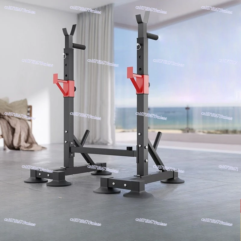 Bench Press Rack Household Squat Indoor Fitness Equipment Men's Barbell Rack Width Bench Press Weightlifting Bed