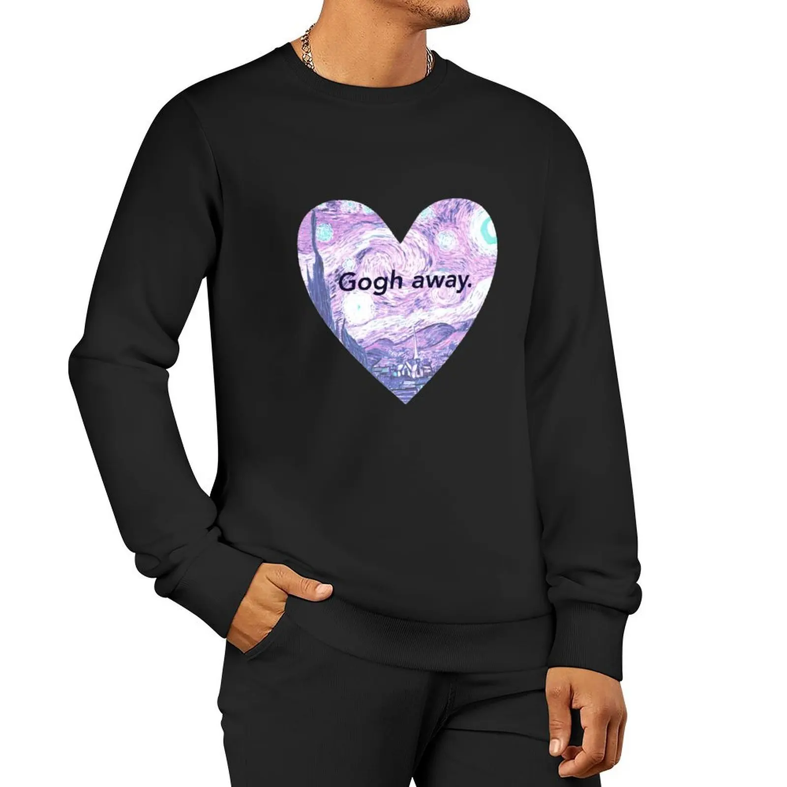 Gogh away. Pullover men wear korean style clothes men's coat autumn new products hooded sweatshirt for men