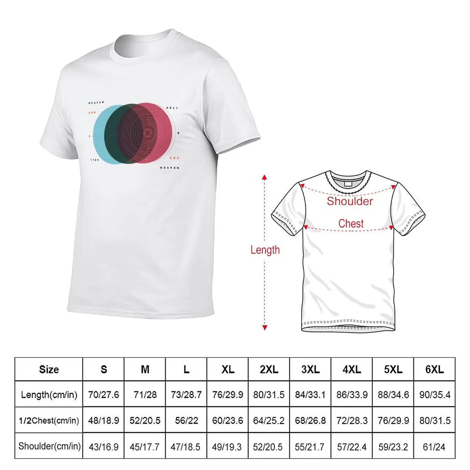 New Emanuel Swedenborg's Heaven and Hell T-Shirt quick drying shirt Anime t-shirt Men's t-shirts