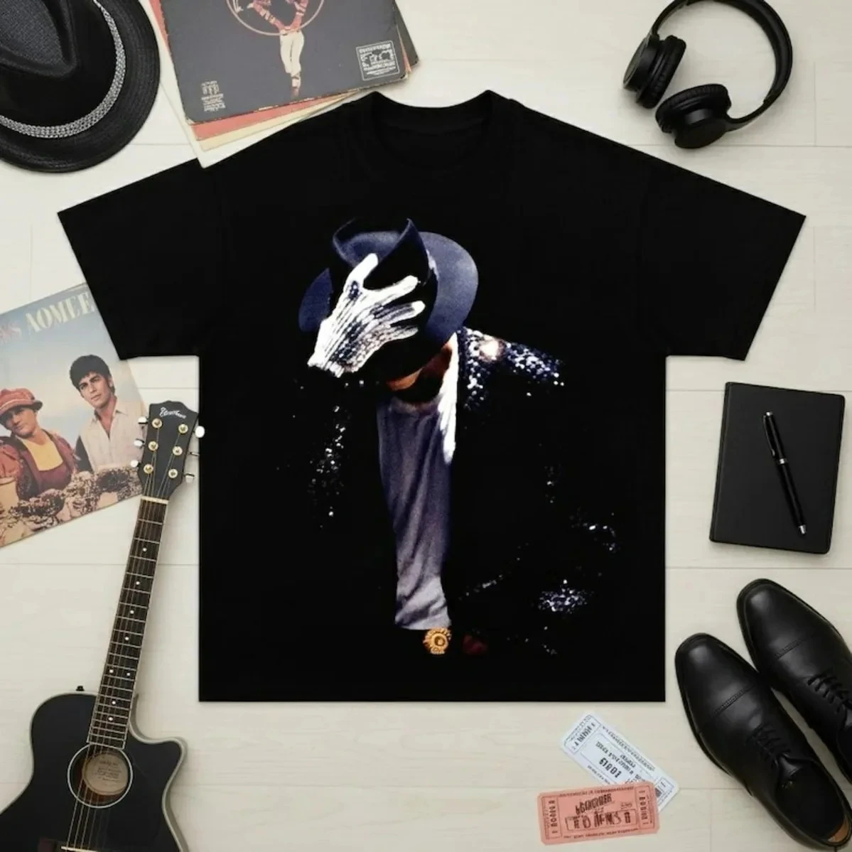 King of Pop Michael Jackson MJ OLODUM Same Style T-shirt Men Women Fashion Gothic Classic T Shirts pure Cotton Short Sleeve Tees
